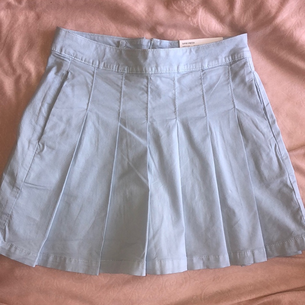 brand new american eagle baby blue tennis skirt